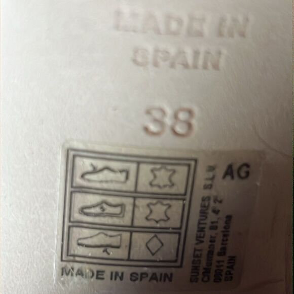 New Free People Twice As Nice Ankle Boots Vintage Retro Yellow & White US 8 - Picture 6 of 11